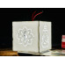 Divine Ganesh Om LED Cube Night Lamp for Home Decor, Pooja Room & Gifting (Warm White Light)
